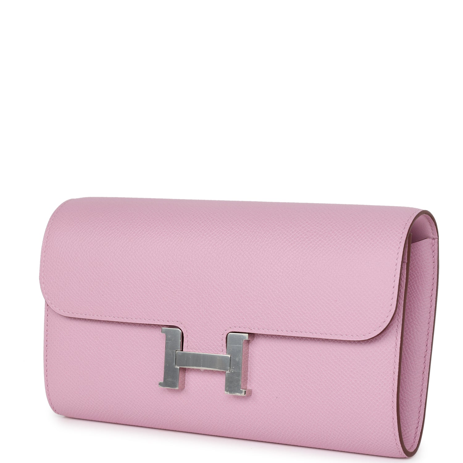 Hermes Constance Wallet To Go Mauve Sylvestre Epsom Palladium Hardware