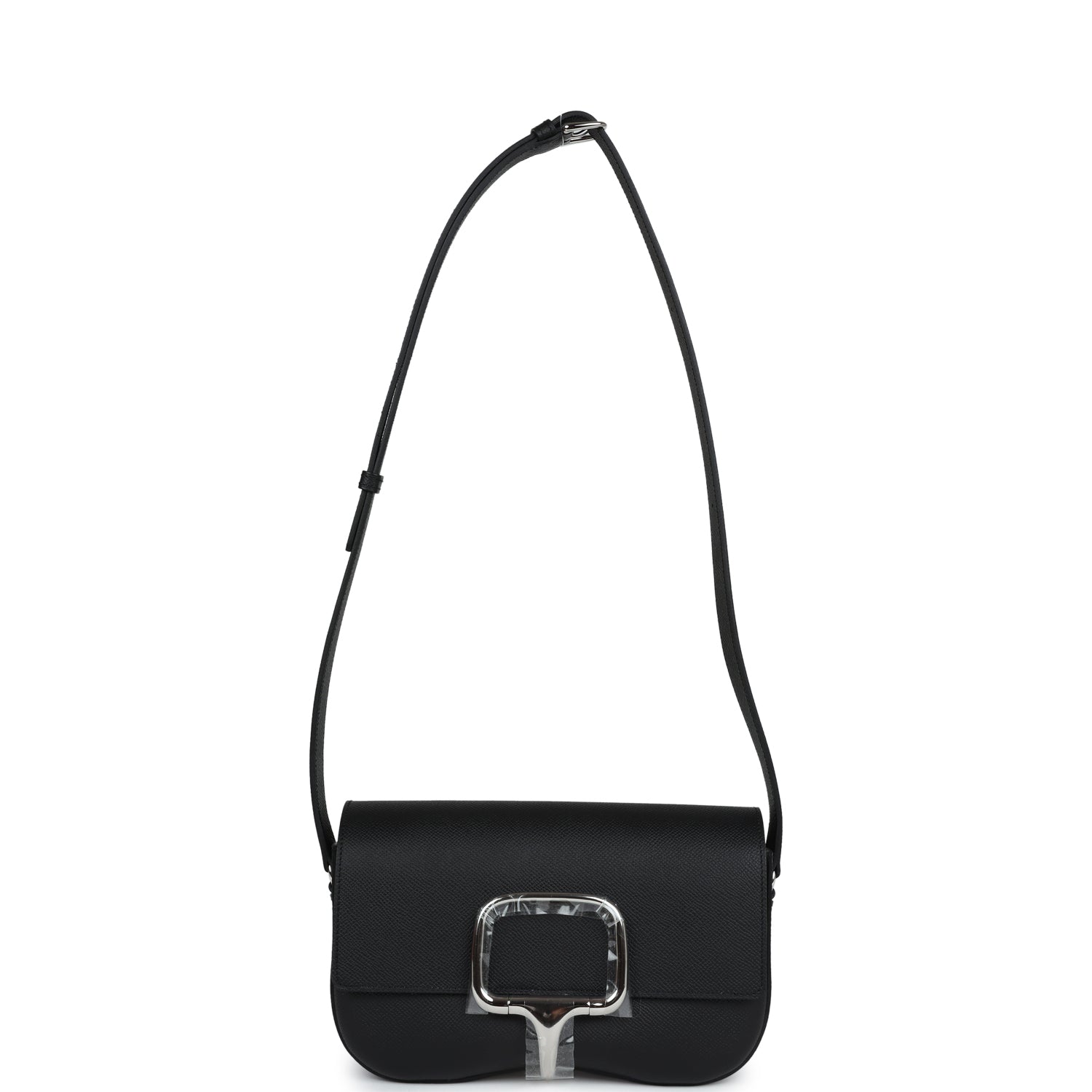 Hermes Della Cavalleria Elan Black Epsom Palladium Hardware