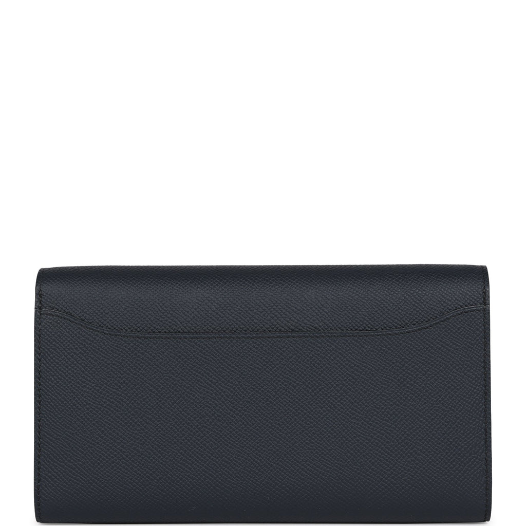 Hermes Constance To Go Wallet Bleu Indigo Epsom Gold Hardware