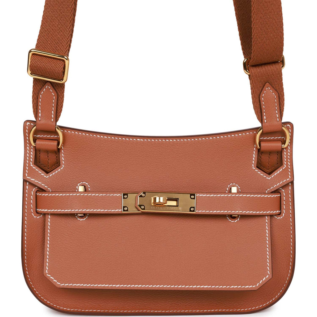Hermes Jypsiere Mini Gold Evercolor Gold Hardware