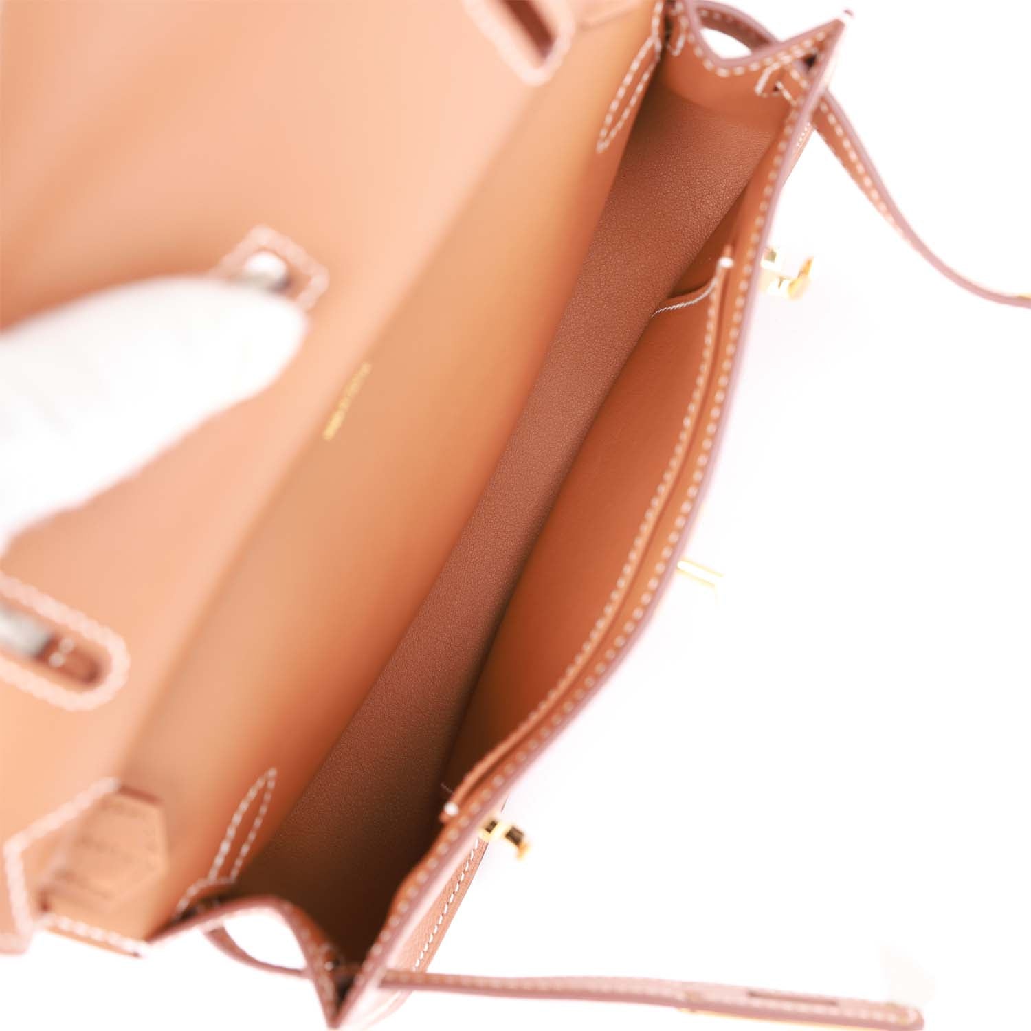 Hermes Jypsiere Mini Gold Evercolor Gold Hardware
