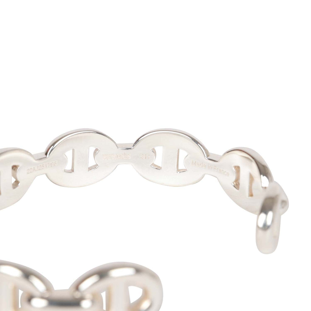 Hermes Chain D'Ancre Echainee Silver .925 Bracelet
