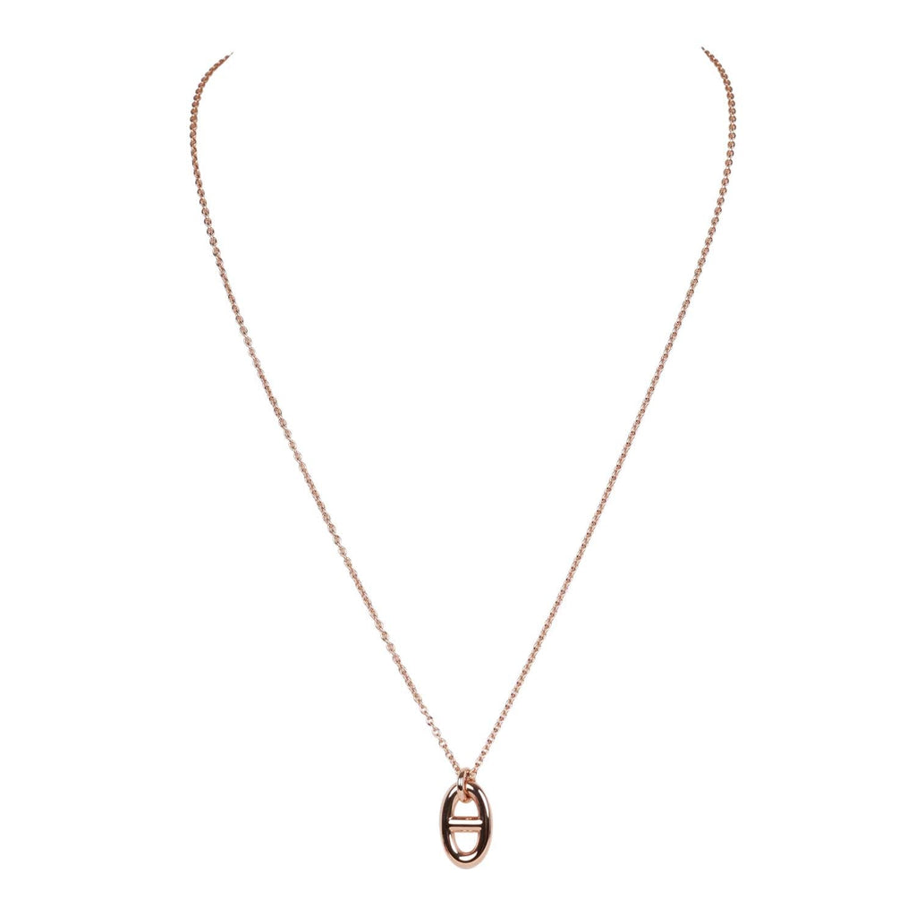 Hermes 18k Rose Gold Farandole PM Pendant Necklace