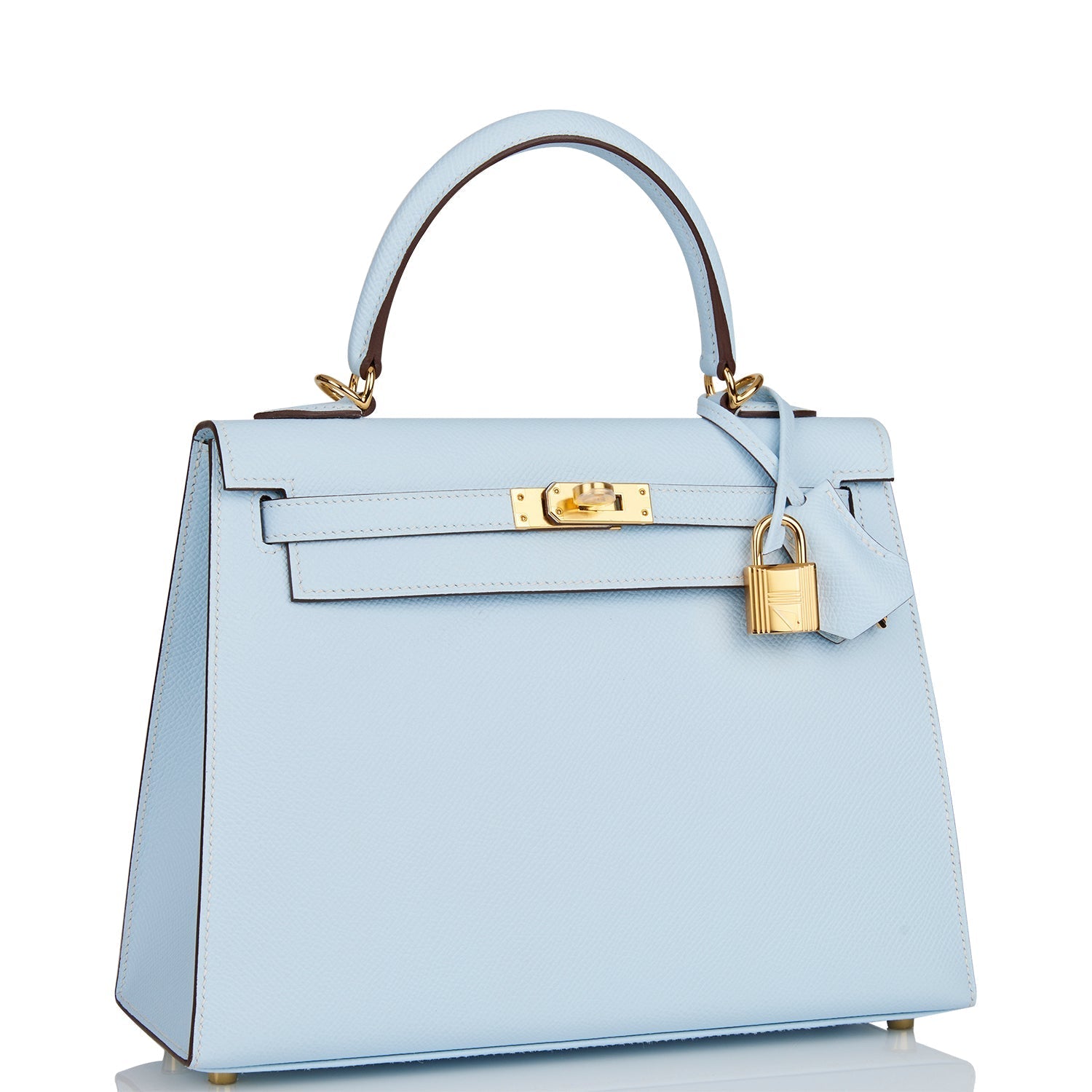 Hermes Kelly Sellier 25 Bleu Brume Epsom Gold Hardware - Payment 1 Brian C