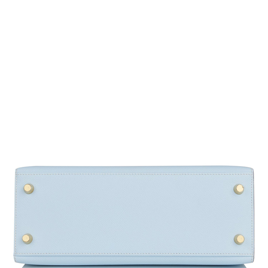 Hermes Kelly Sellier 25 Bleu Brume Epsom Gold Hardware - Payment 2 Brian C