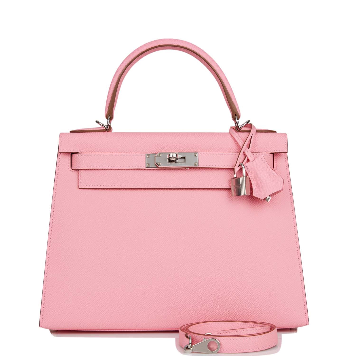 Hermes Kelly Sellier 28 Rose Confetti Epsom Palladium Hardware - Payment 2