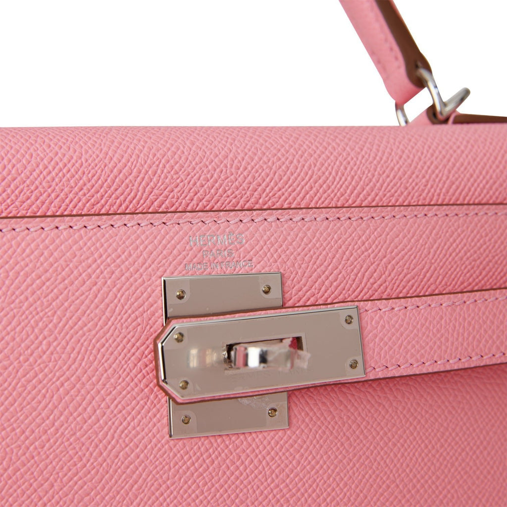 Hermes Kelly Sellier 28 Rose Confetti Epsom Palladium Hardware - Payment 1