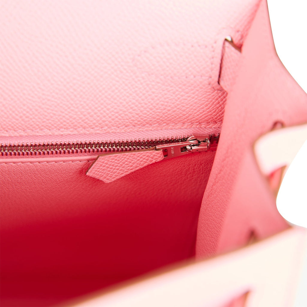 Hermes Kelly Sellier 28 Rose Confetti Epsom Palladium Hardware - Payment 1