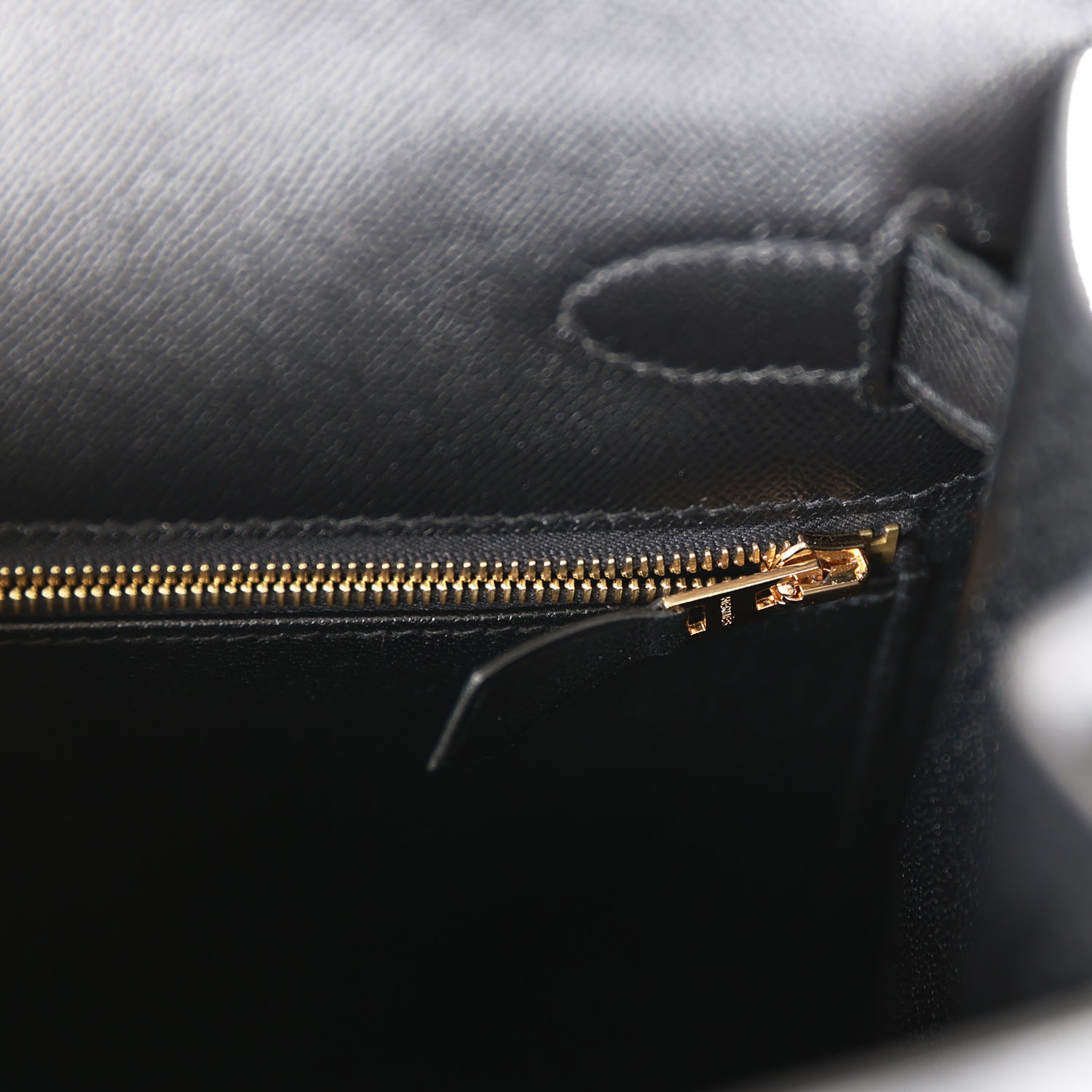 Hermes Kelly Sellier 28 Black Madame Gold Hardware