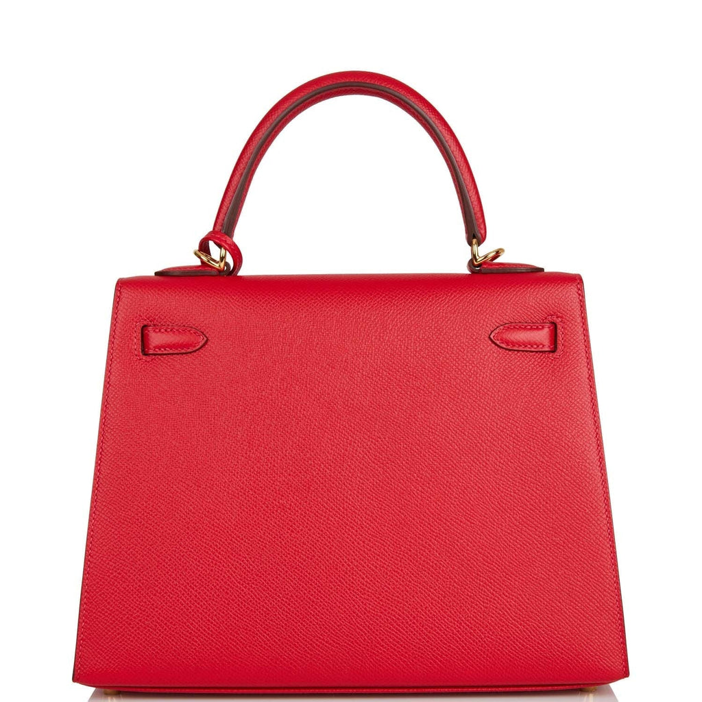 Hermes Kelly Sellier 25 Rouge Casaque Epsom Gold Hardware - Payment 1