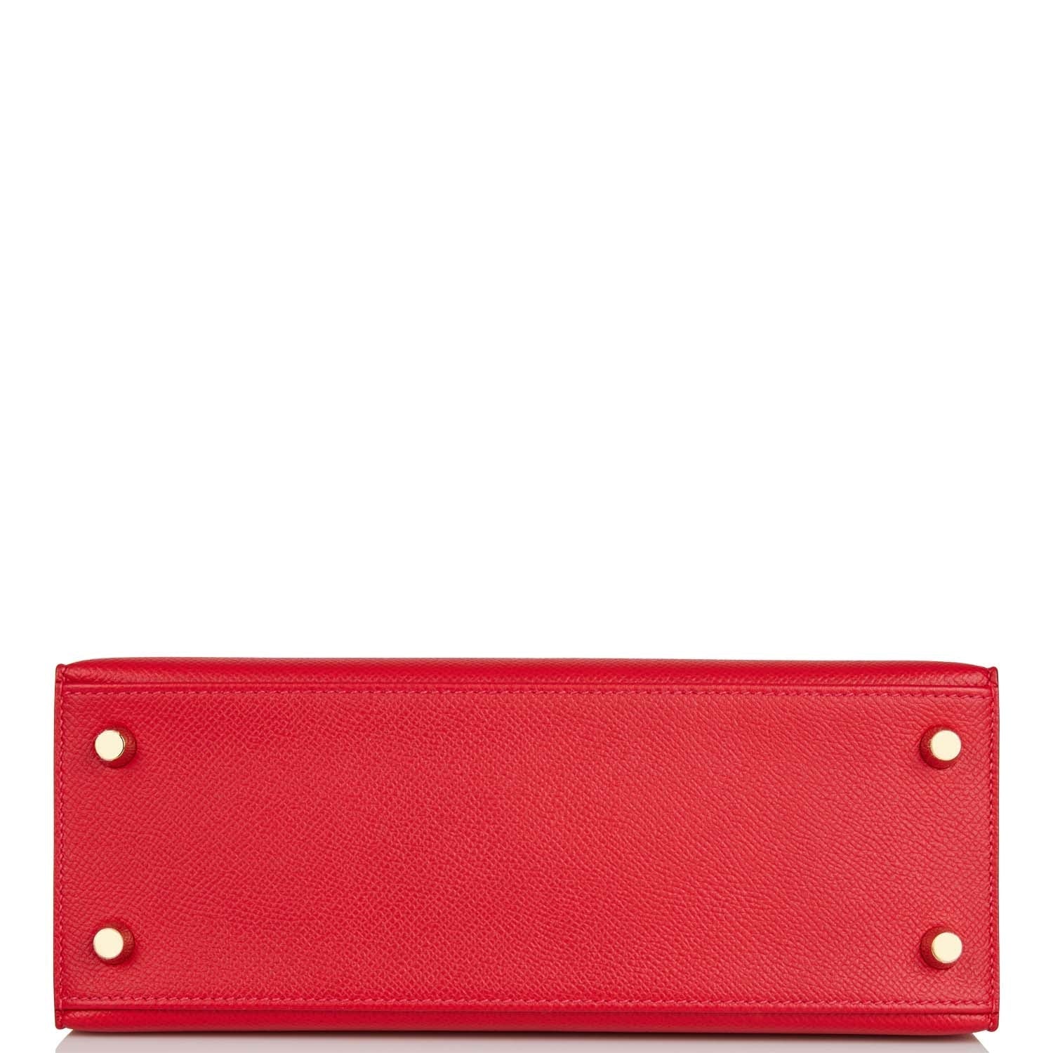 Hermes Kelly Sellier 25 Rouge Casaque Epsom Gold Hardware - Payment 2