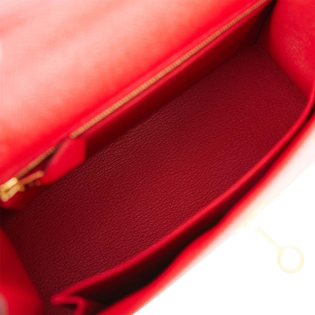 Hermes Kelly Sellier 25 Rouge Casaque Epsom Gold Hardware - Payment 2