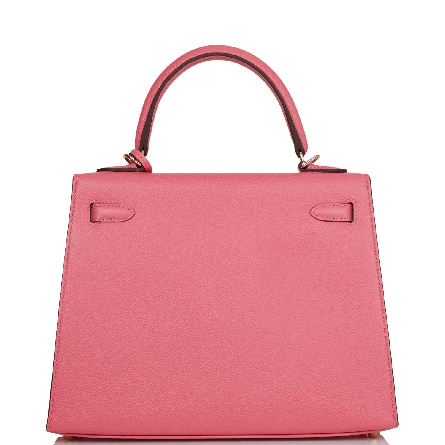 Hermes Special Order (HSS) Kelly Sellier 25 Rose Azalee Verso Epsom Permabrass Hardware: Payment 2 for BT