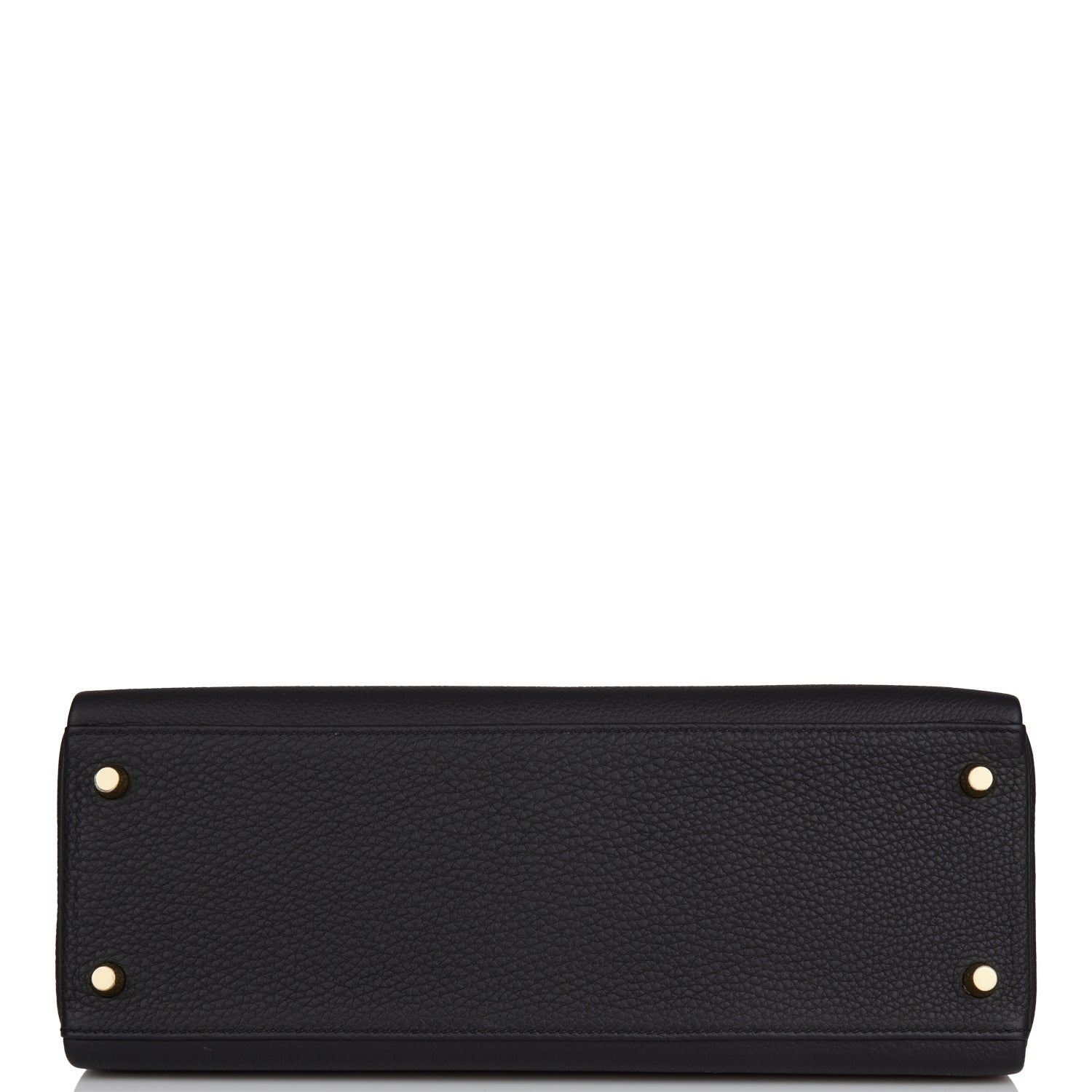 Hermes Kelly Retourne 32 Black Togo Gold Hardware