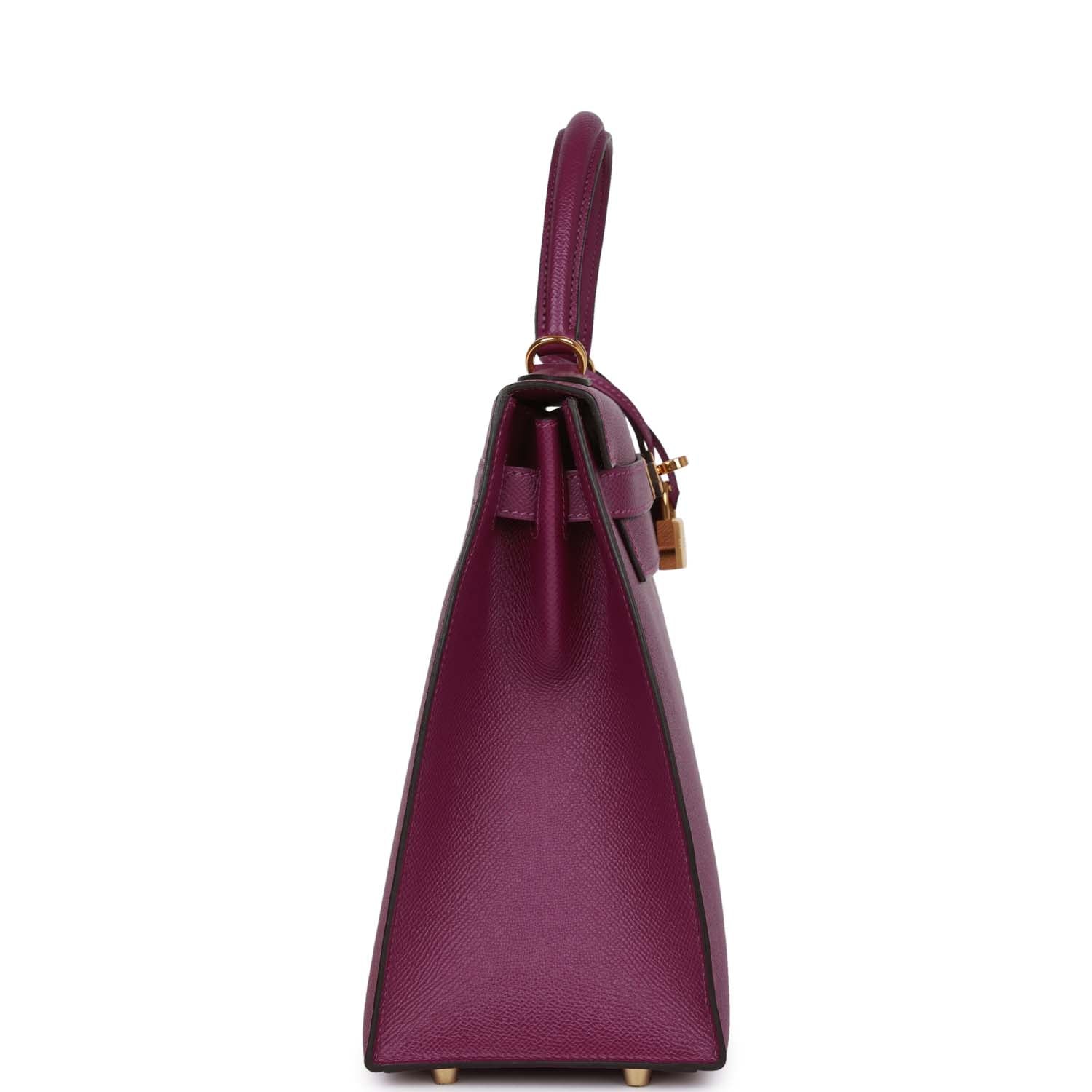 d Hermes Kelly Sellier 32 Anemone Epsom Gold Hardware
