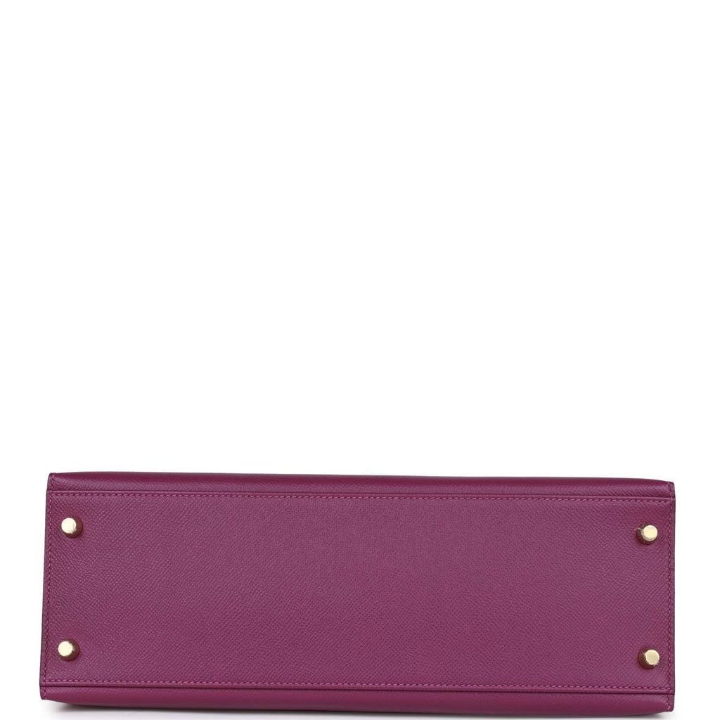 d Hermes Kelly Sellier 32 Anemone Epsom Gold Hardware