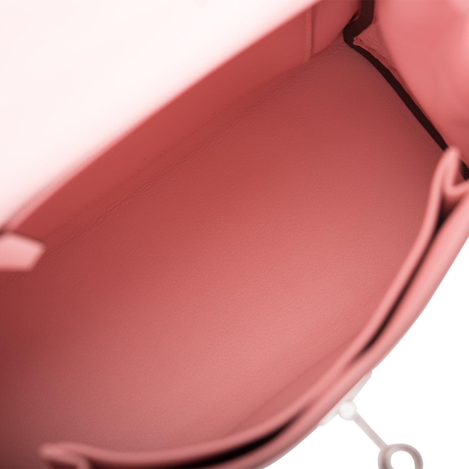 Hermes Rose Sakura Swift Retourne Kelly 25cm Palladium Hardware