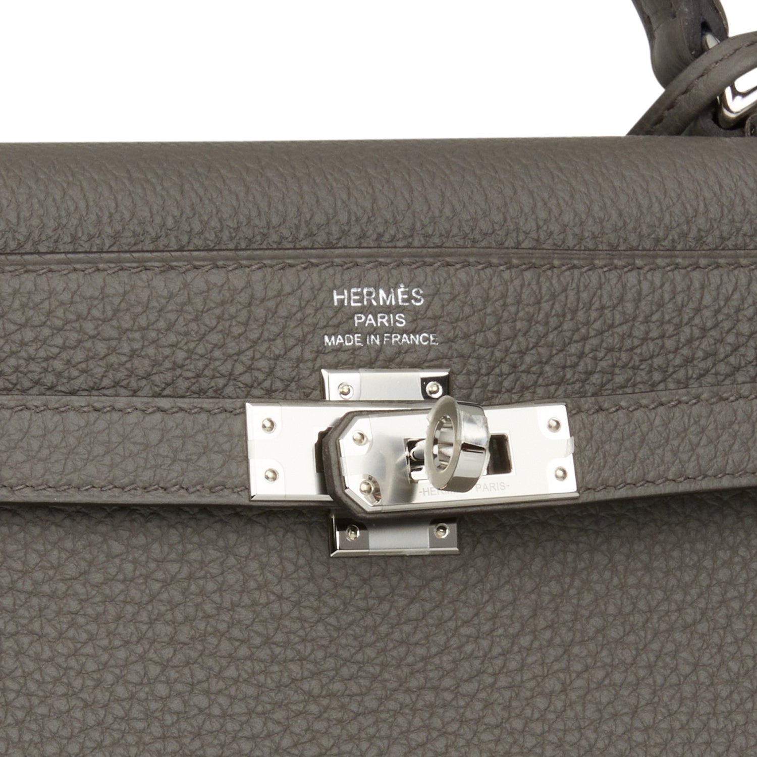 Hermes Kelly Retourne 25 Etain Togo Palladium Hardware Payment 1