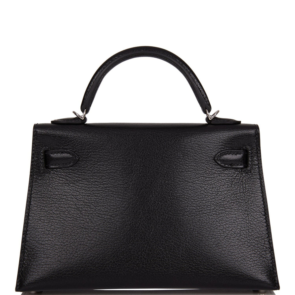 Hermes Kelly Sellier 20 Black Chevre Chamkila Palladium Hardware - Payment 1 for YL