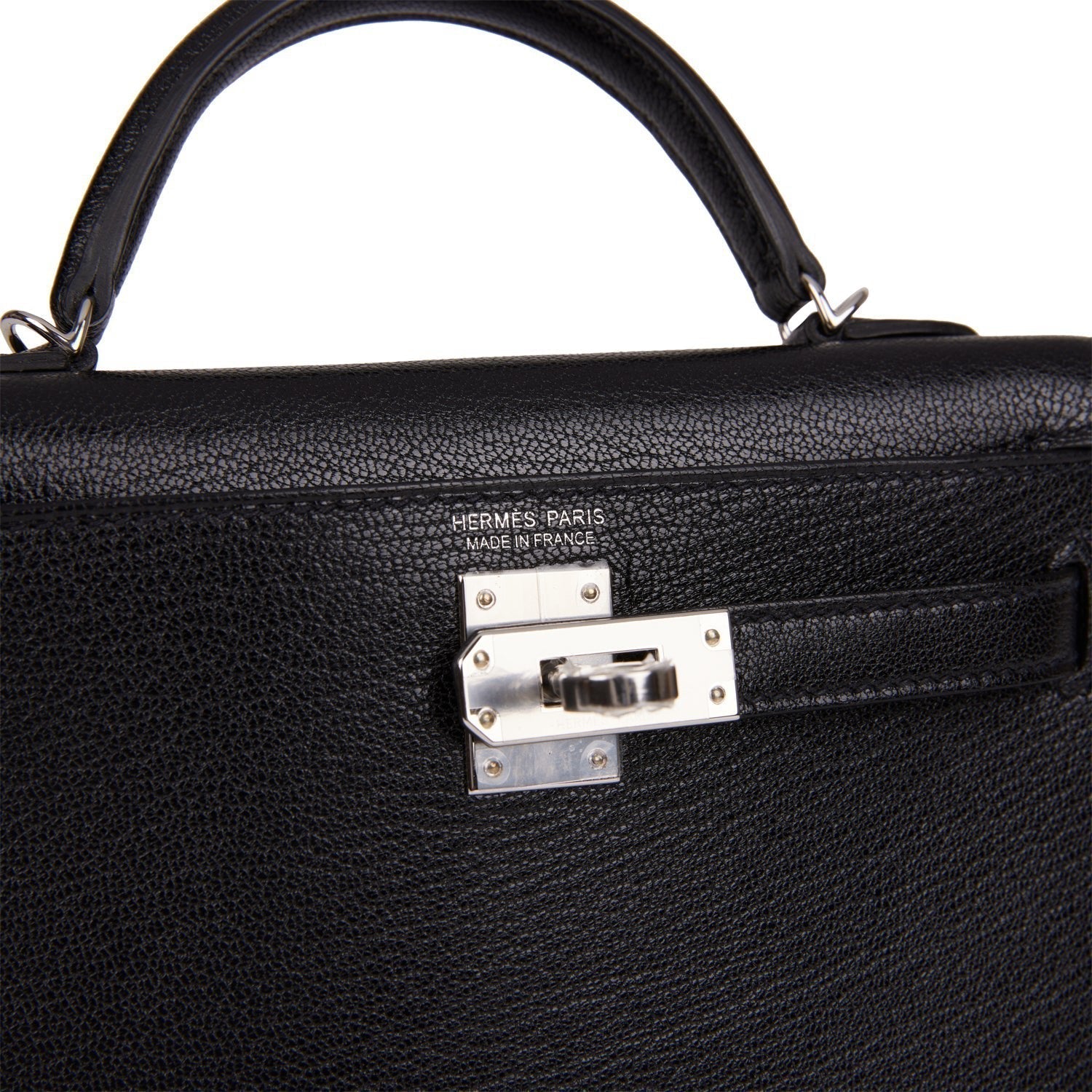 Hermes Kelly Sellier 20 Black Chevre Chamkila Palladium Hardware - Payment 3 for YL