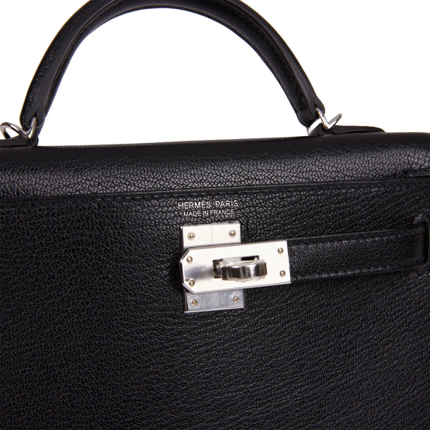 Hermes Kelly Sellier 20 Black Chevre Chamkila Palladium Hardware - Payment 1 for YL