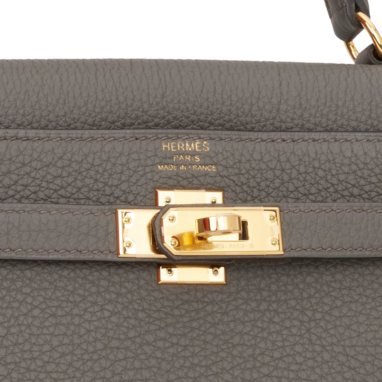 Hermes Kelly Retourne 25 Etain Togo Gold Hardware Payment 2 of 2 for VC
