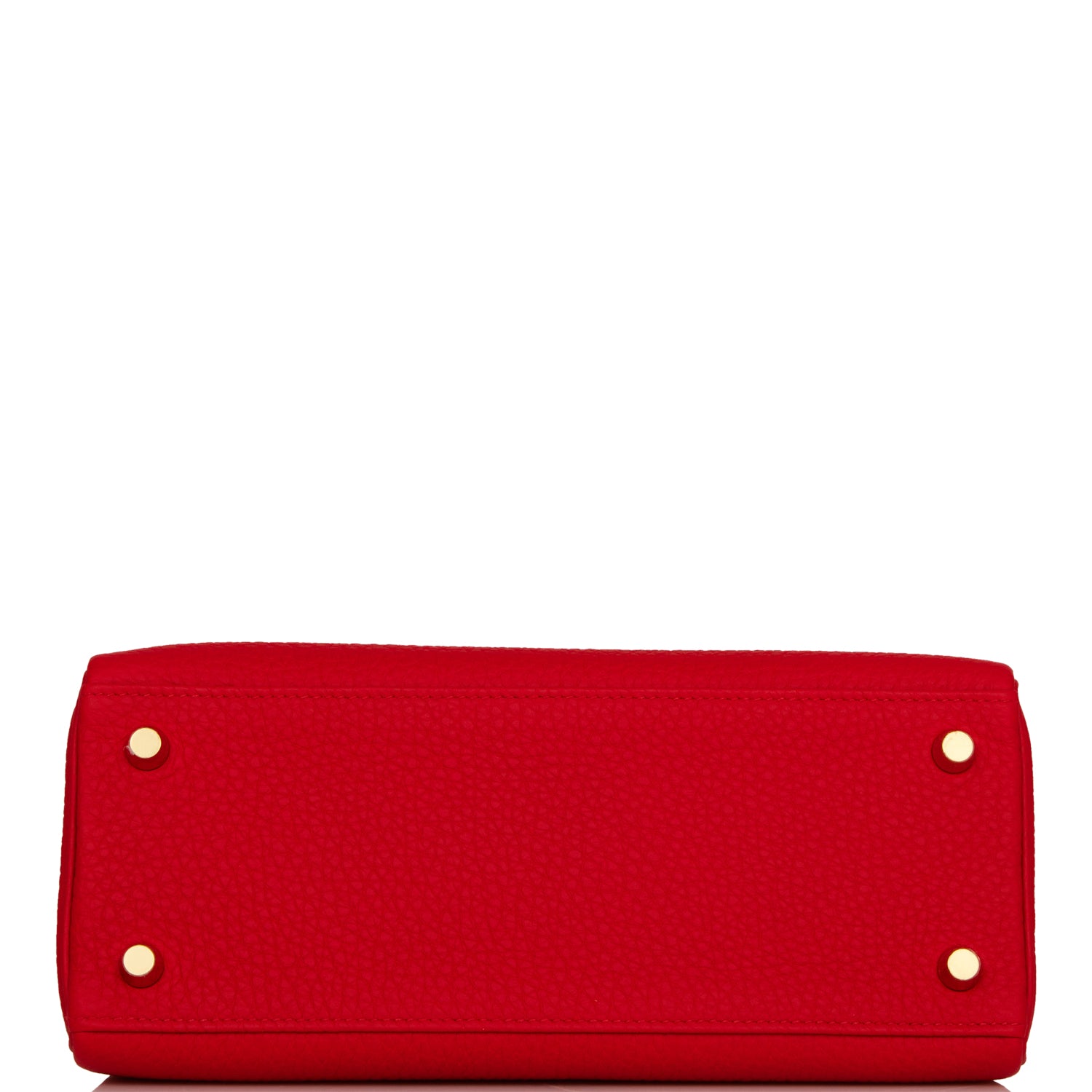 Hermes Special Order (HSS) Kelly Retourne 25 Rouge de Coeur Verso Togo Permabrass Hardware