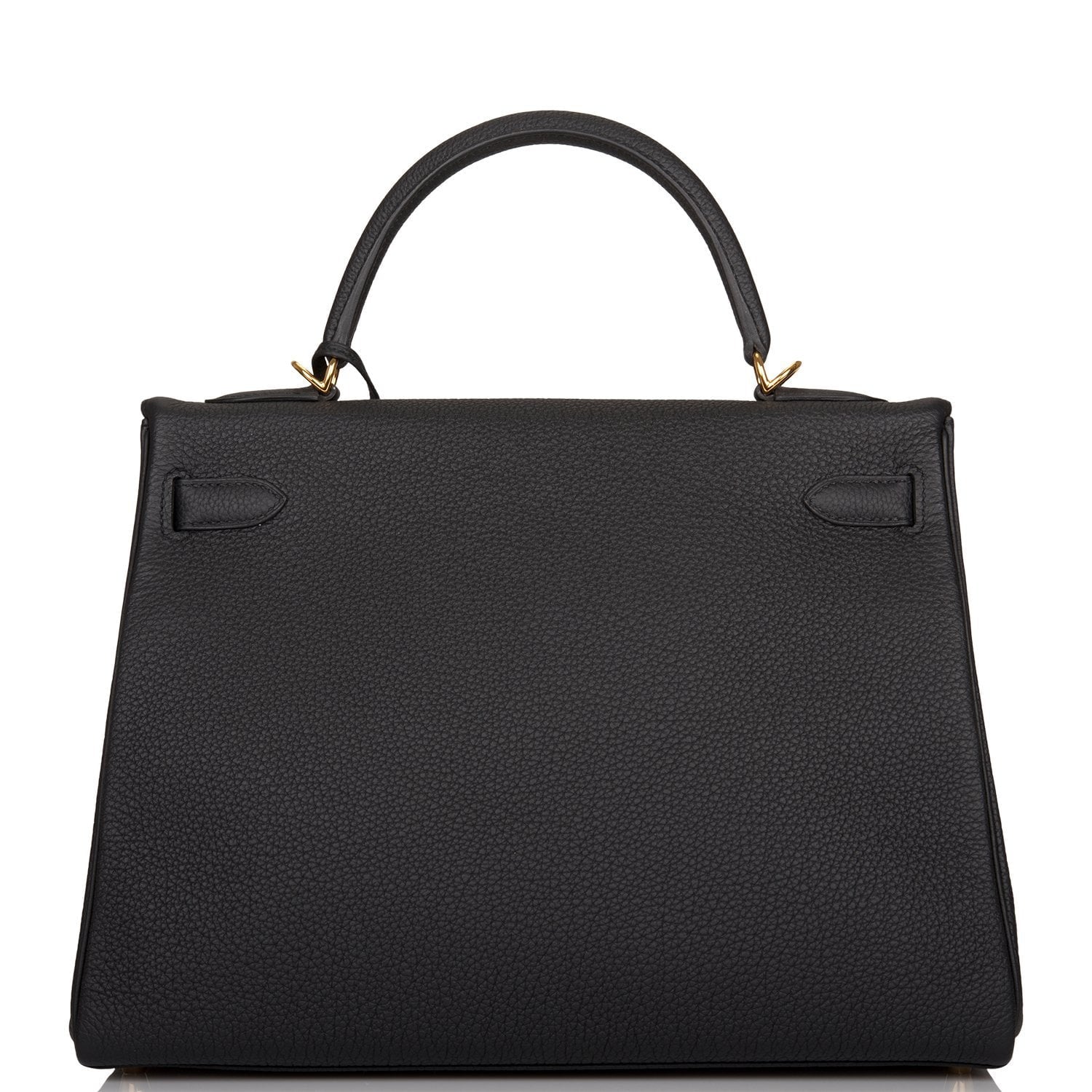 Hermes Black Togo Retourne Kelly 32cm Gold Hardware