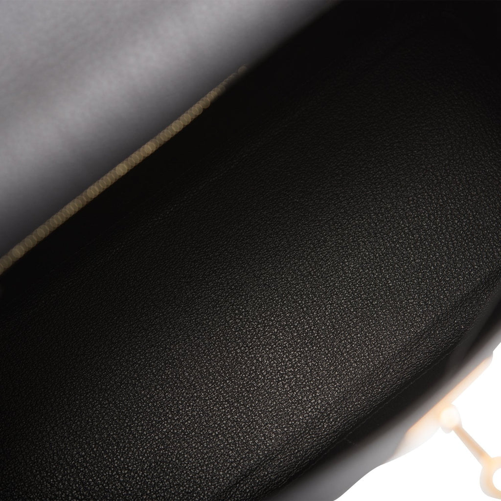 Hermes Black Togo Retourne Kelly 32cm Gold Hardware