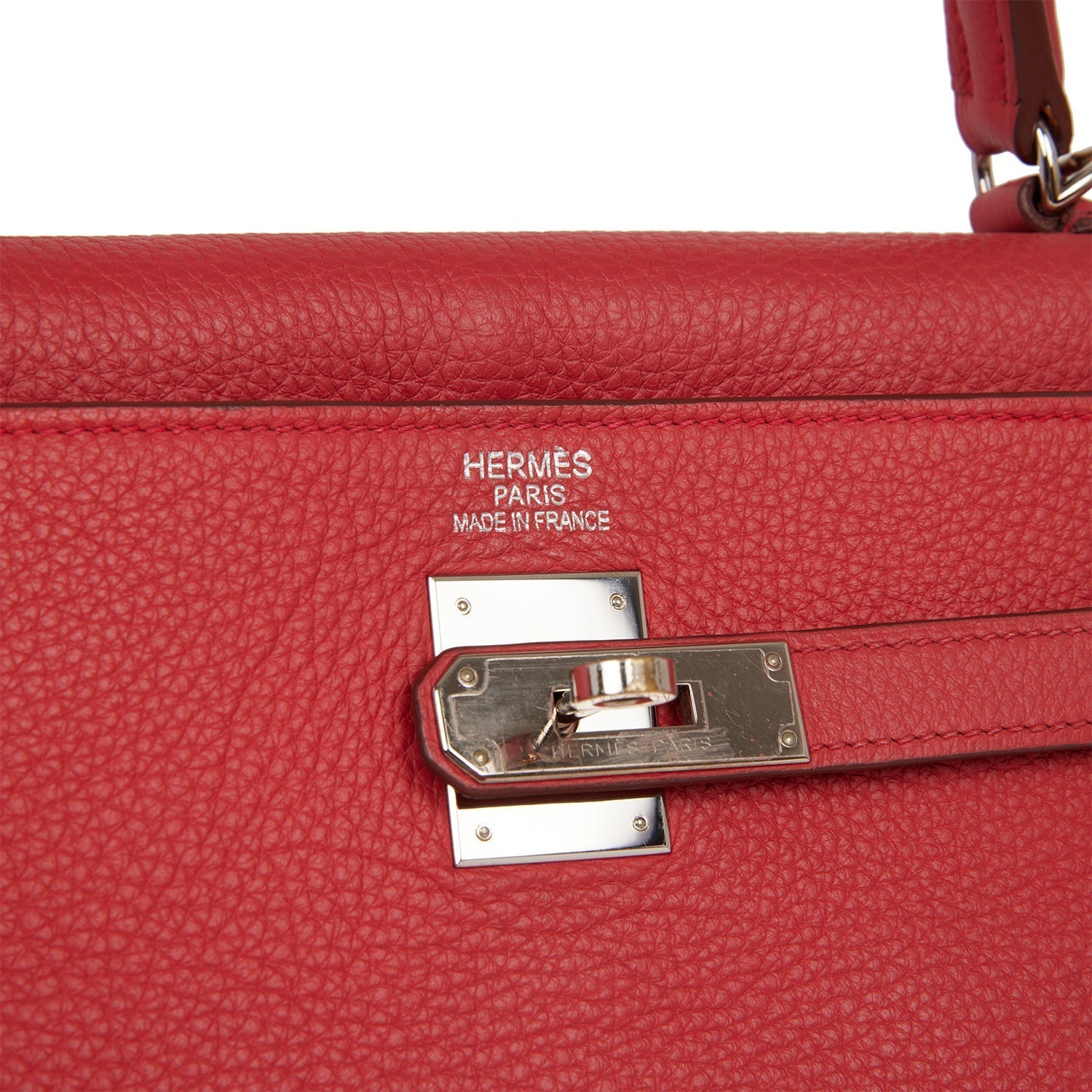 Pre-owned Hermes Kelly Retourne 35 Bougainvillea Clemence Gold Hardware