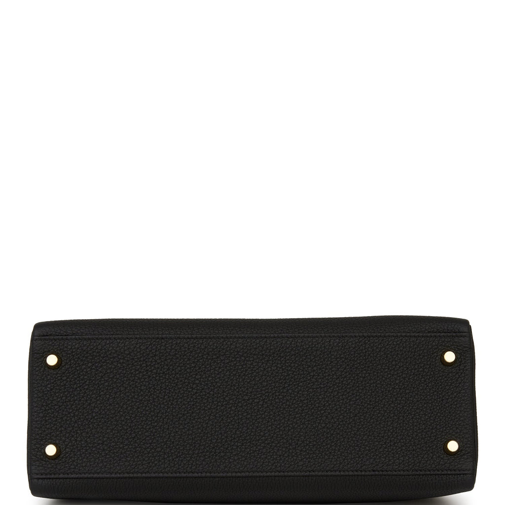 Hermes Kelly Retourne 32 Black Togo Gold Hardware (Payment 1)