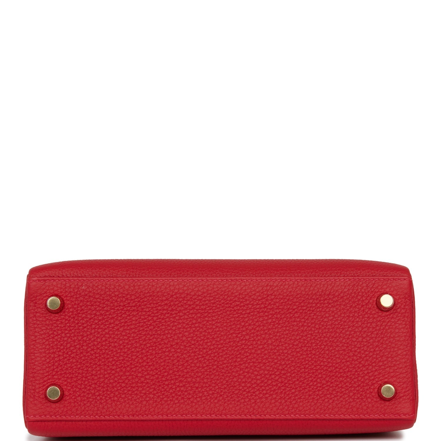 Hermes Kelly Retourne 25 Rouge Casaque Togo Gold Hardware - Payment 1