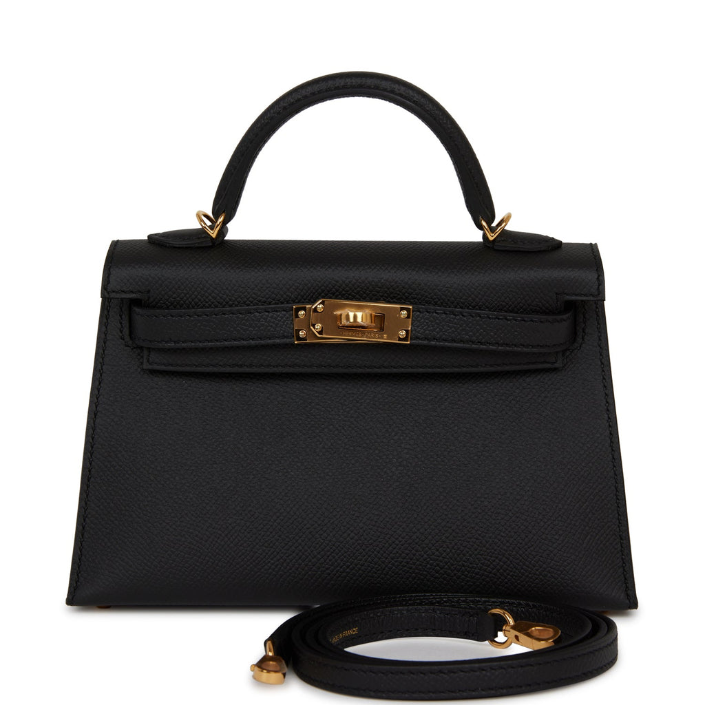 Hermes Kelly Sellier 20 Black Epsom Gold Hardware - Payment 2 for YT