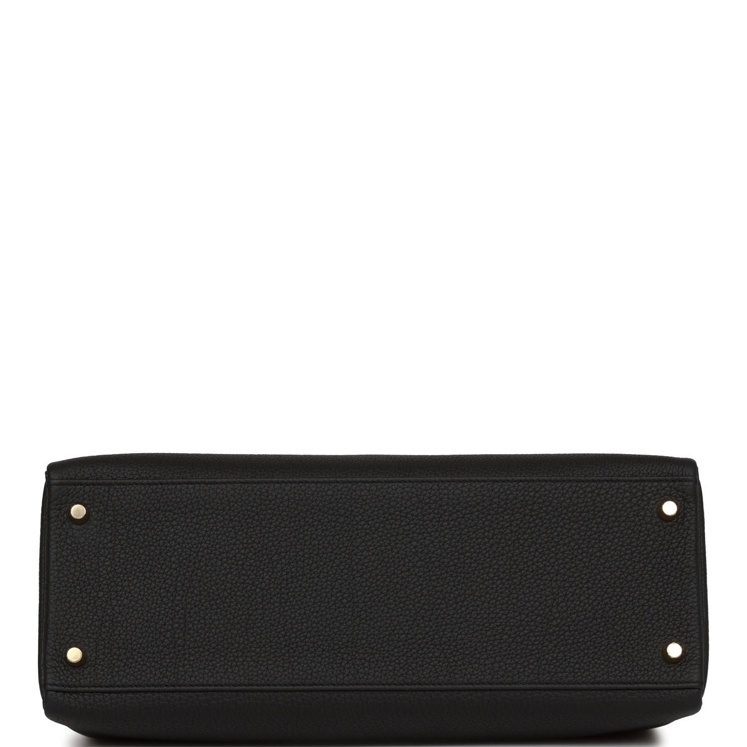 Hermes Kelly Retourne 35 Black Togo Gold Hardware