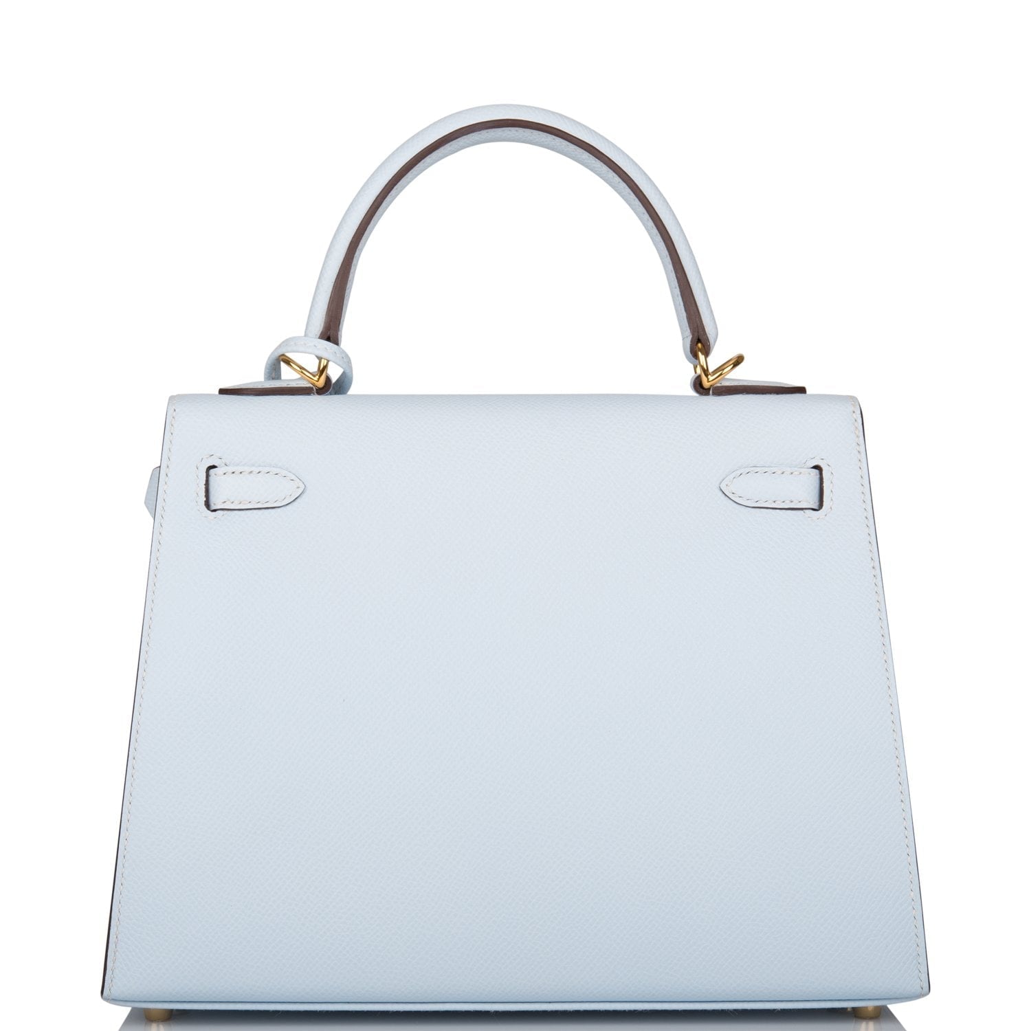 Hermes Bleu Brume Epsom Sellier Kelly 25cm Gold Hardware