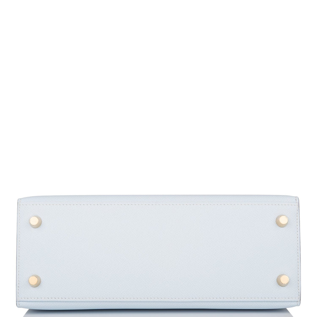 Hermes Bleu Brume Epsom Sellier Kelly 25cm Gold Hardware