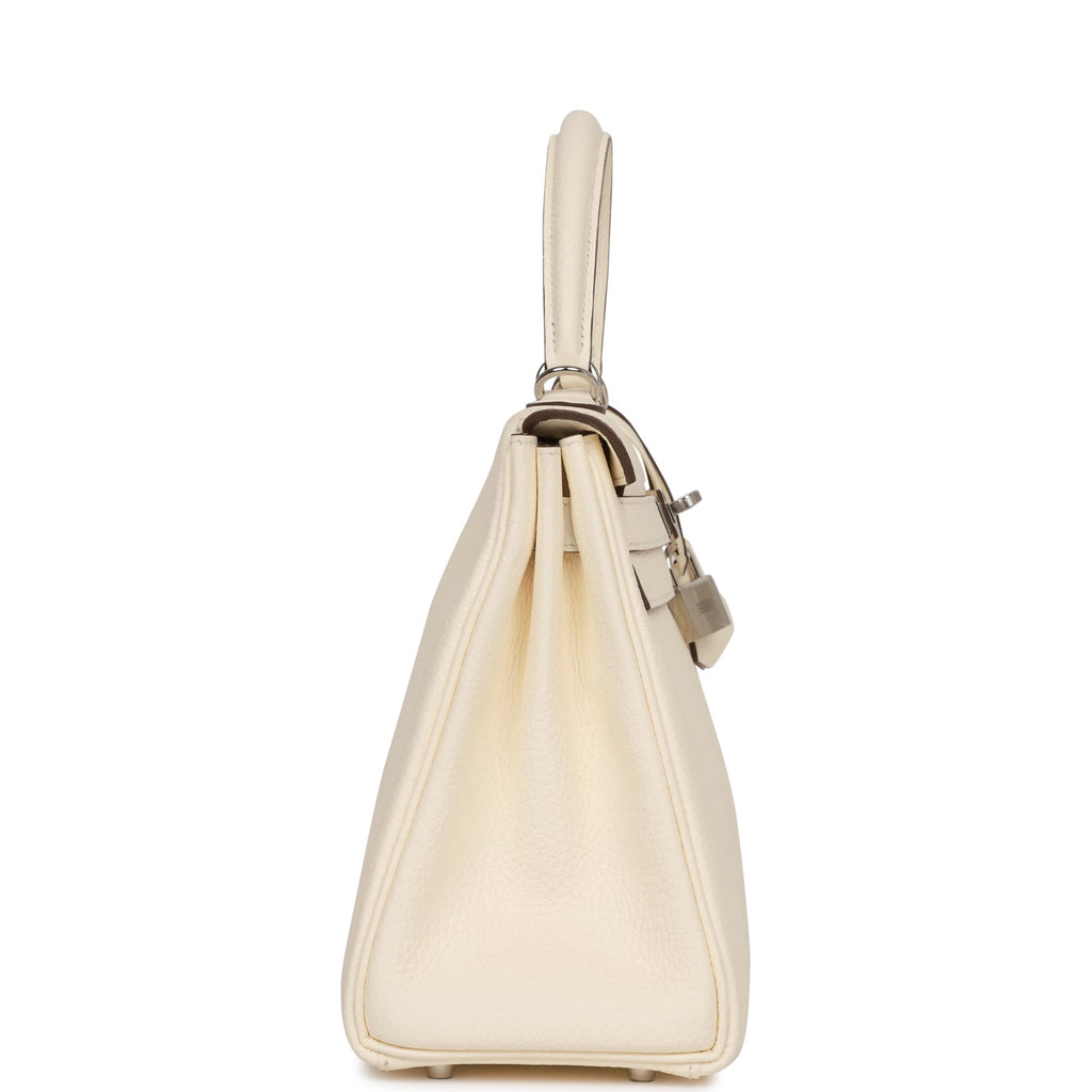 Hermes Kelly Retourne 28 Nata Clemence Palladium Hardware