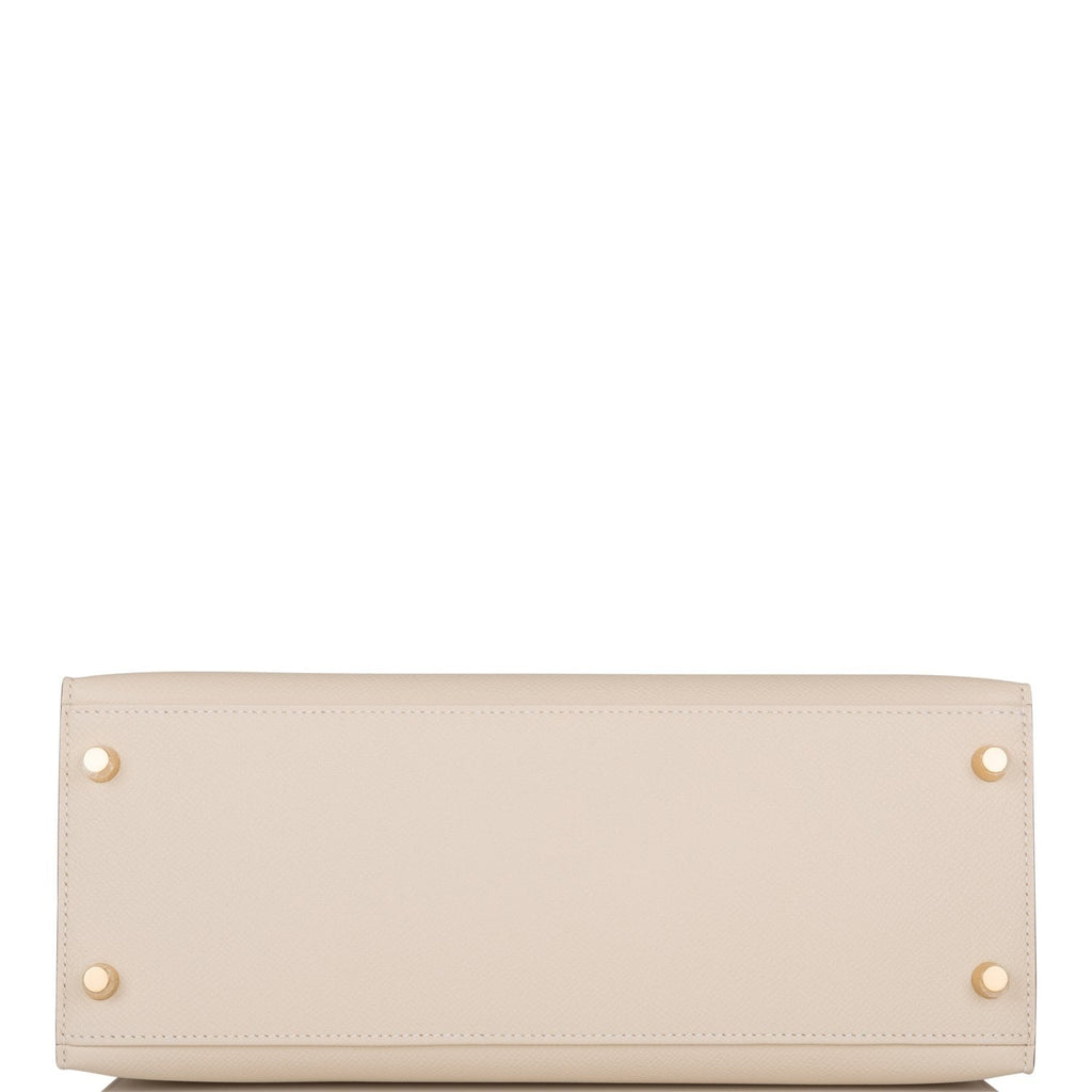 Hermes Craie Epsom Sellier Kelly 28cm Gold Hardware