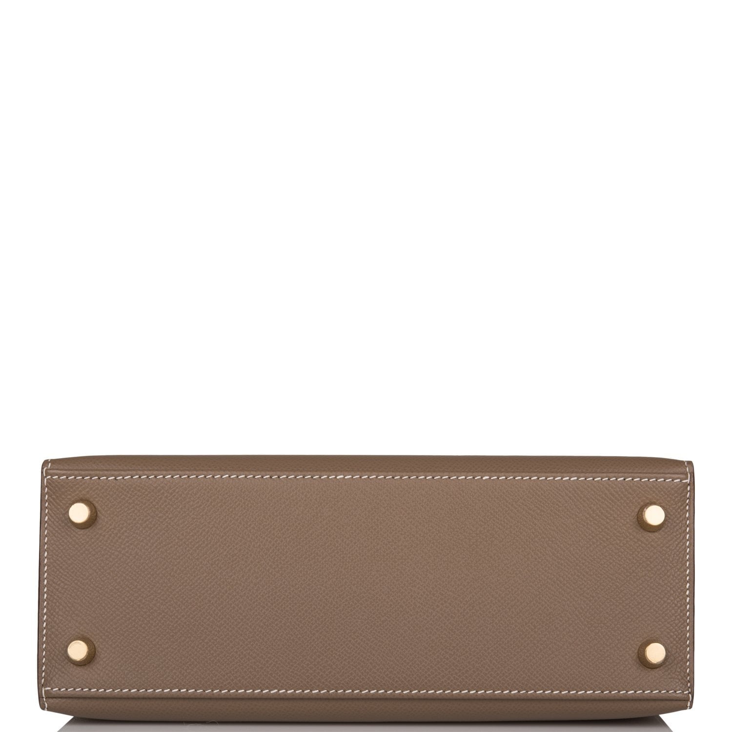 Hermes Kelly Sellier 25 Etoupe Epsom Gold Hardware