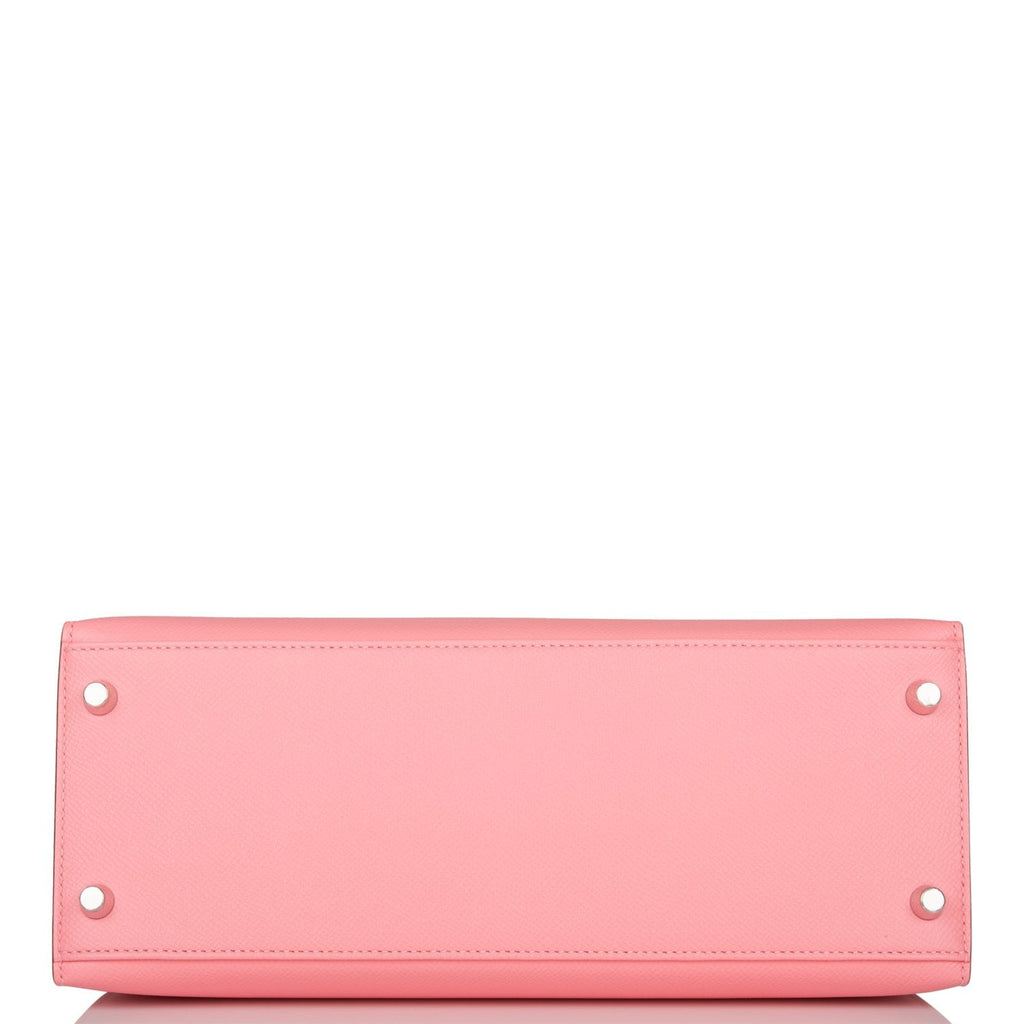 Hermes Rose Confetti Epsom Sellier Kelly 28cm Palladium Hardware
