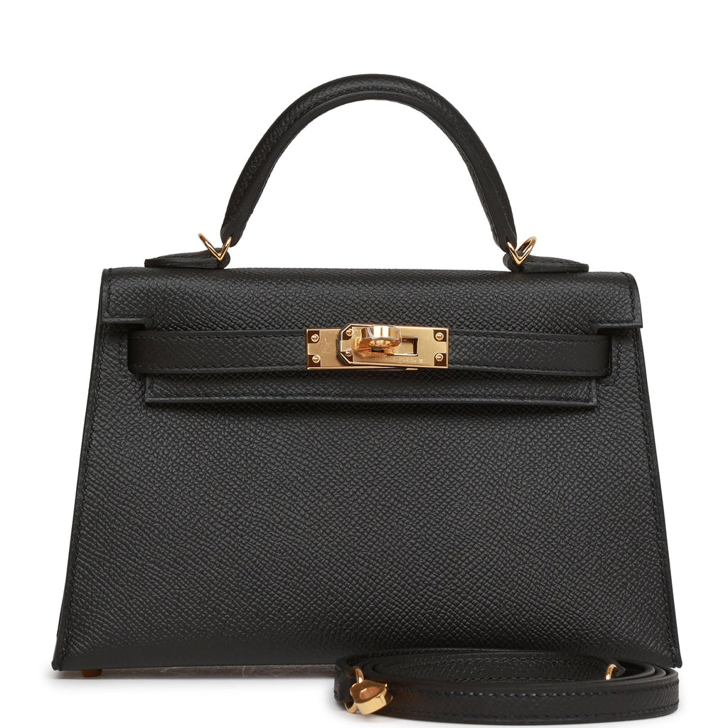 Hermes Kelly Sellier 20 Black Epsom Gold Hardware - Payment 1 for MP
