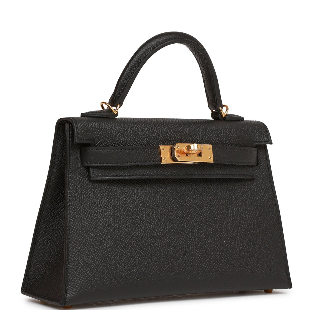 Hermes Kelly Sellier 20 Black Epsom Gold Hardware - Payment 1 for MP