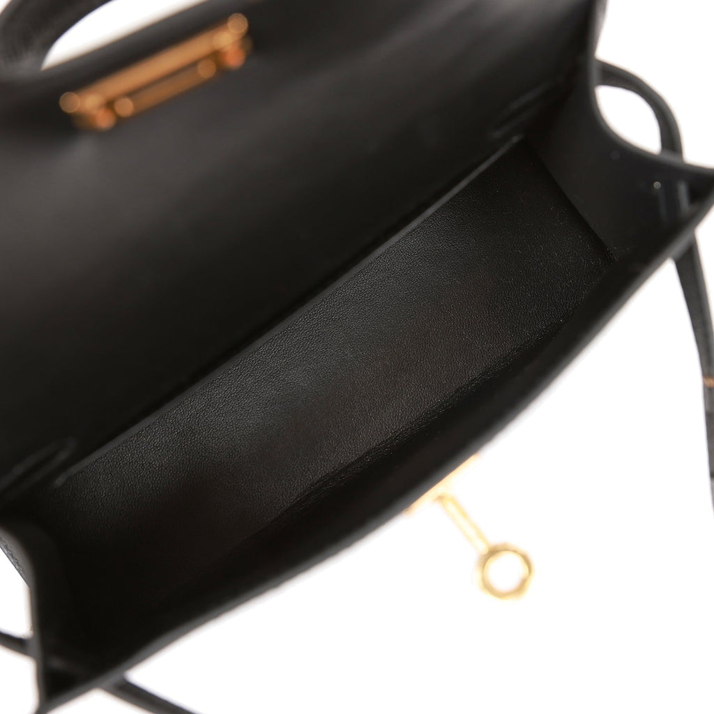 Hermes Kelly Sellier 20 Black Epsom Gold Hardware - Payment 1 for MP