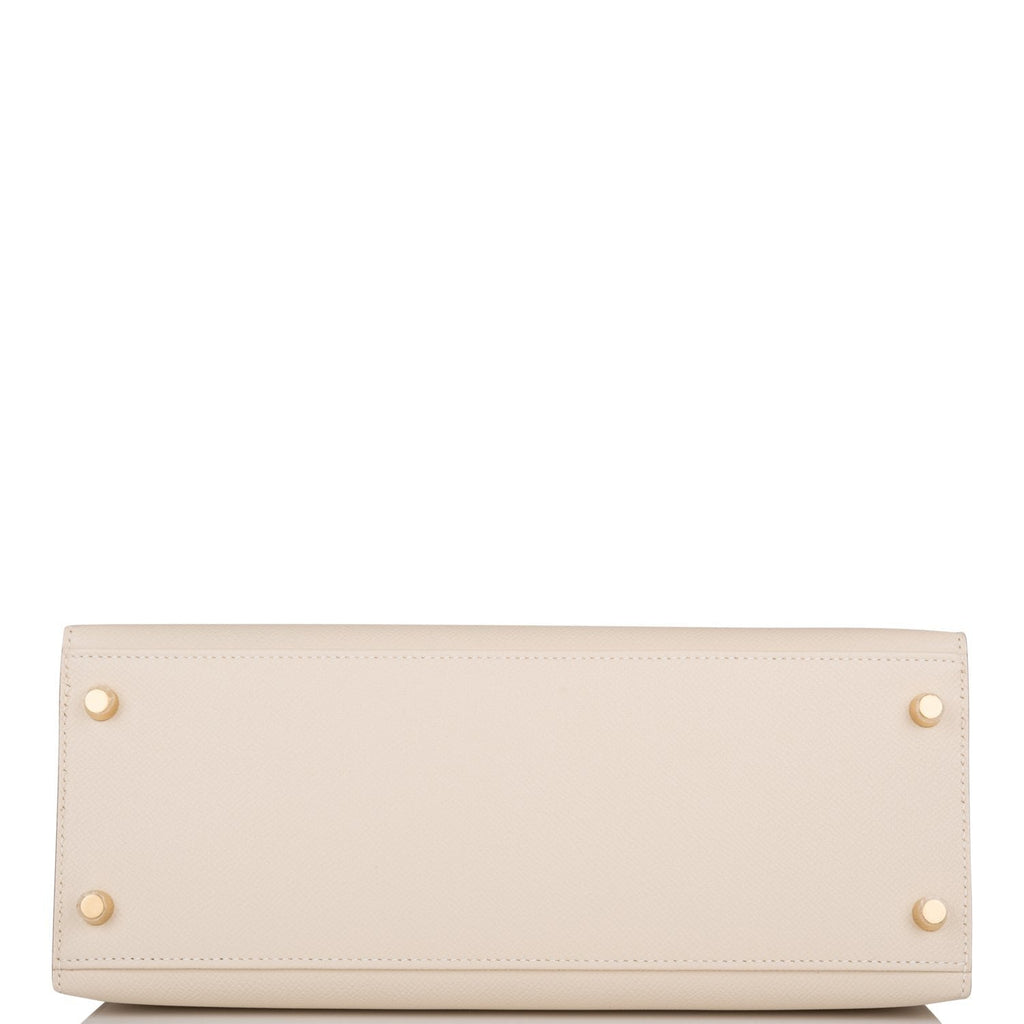 Hermes Craie Epsom Sellier Kelly 28cm Gold Hardware