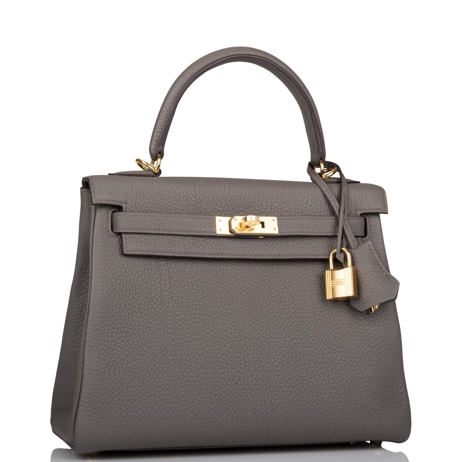 Hermes Kelly Retourne 25 Etain Togo Gold Hardware - Deposit 1 for Zl