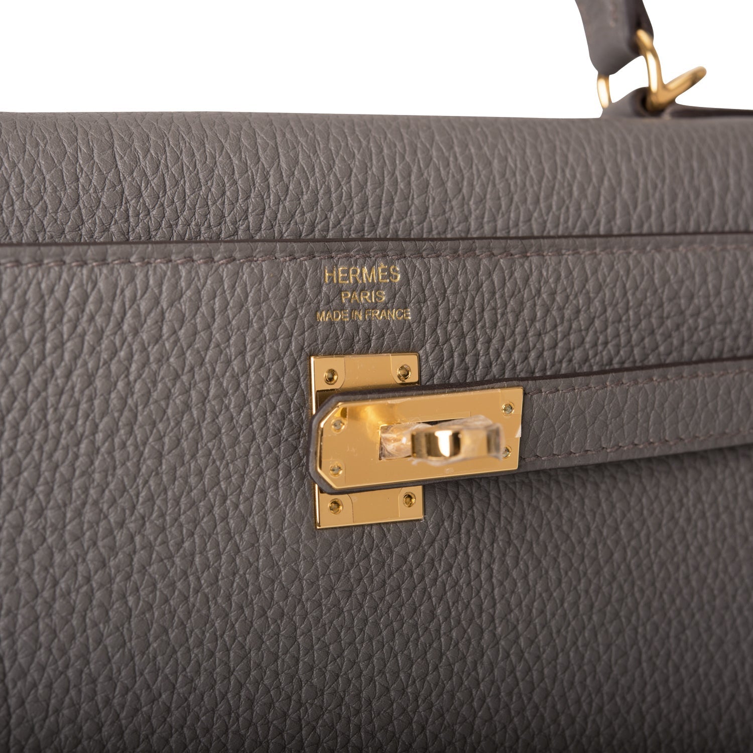 Hermes Kelly Retourne 25 Etain Togo Gold Hardware - Deposit 1 for Zl