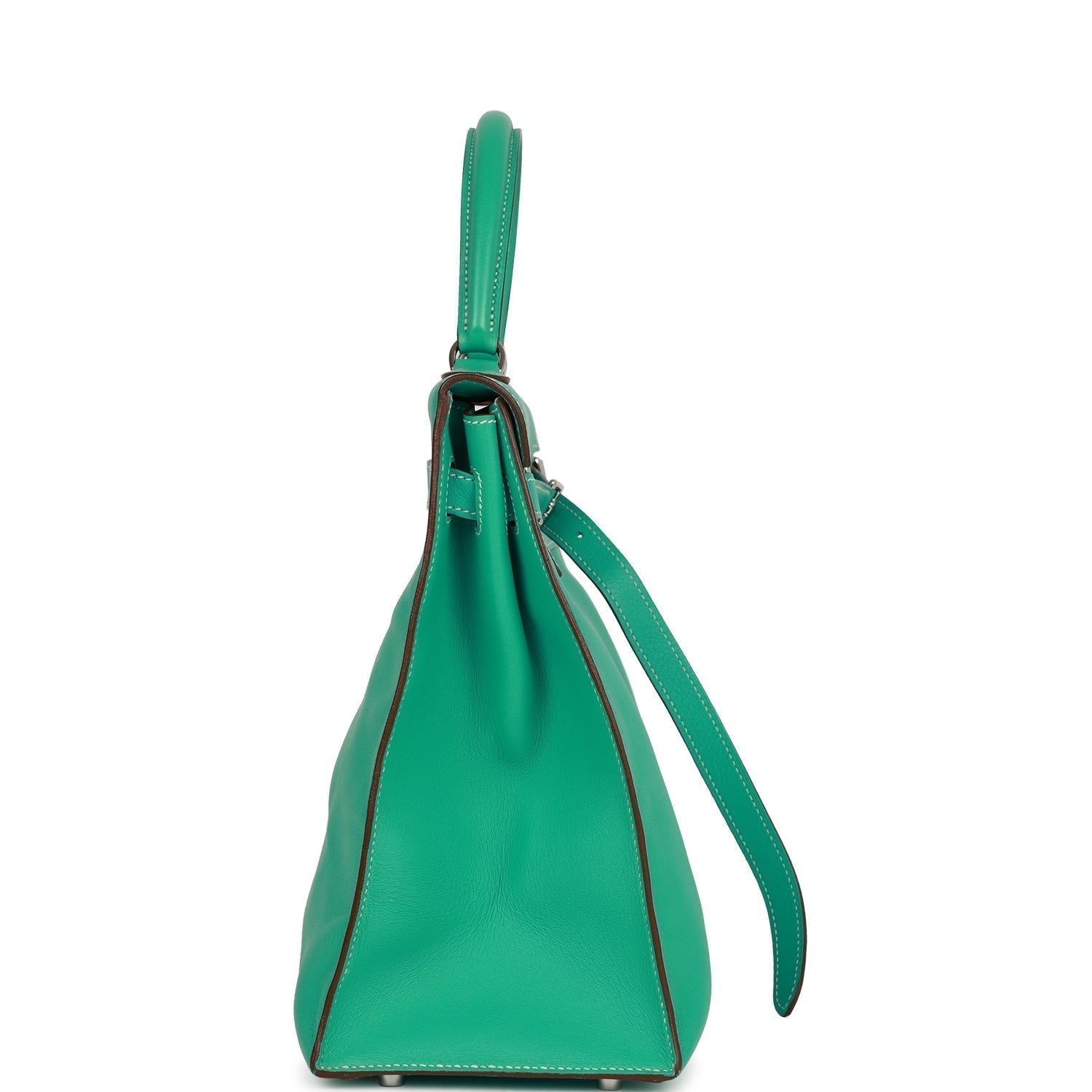 d Hermes Kelly Flat 35 Lagoon Swift Palladium Hardware