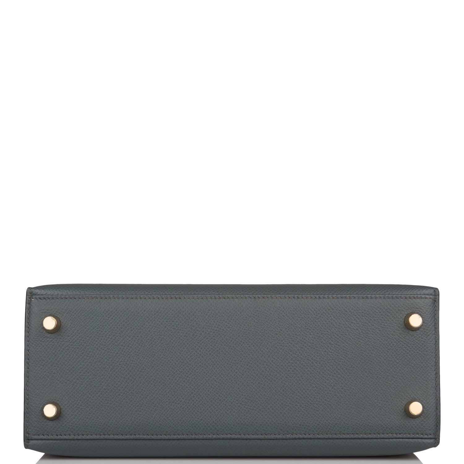 Hermes Sellier Kelly 25 Bleu Orage Epsom Gold Hardware