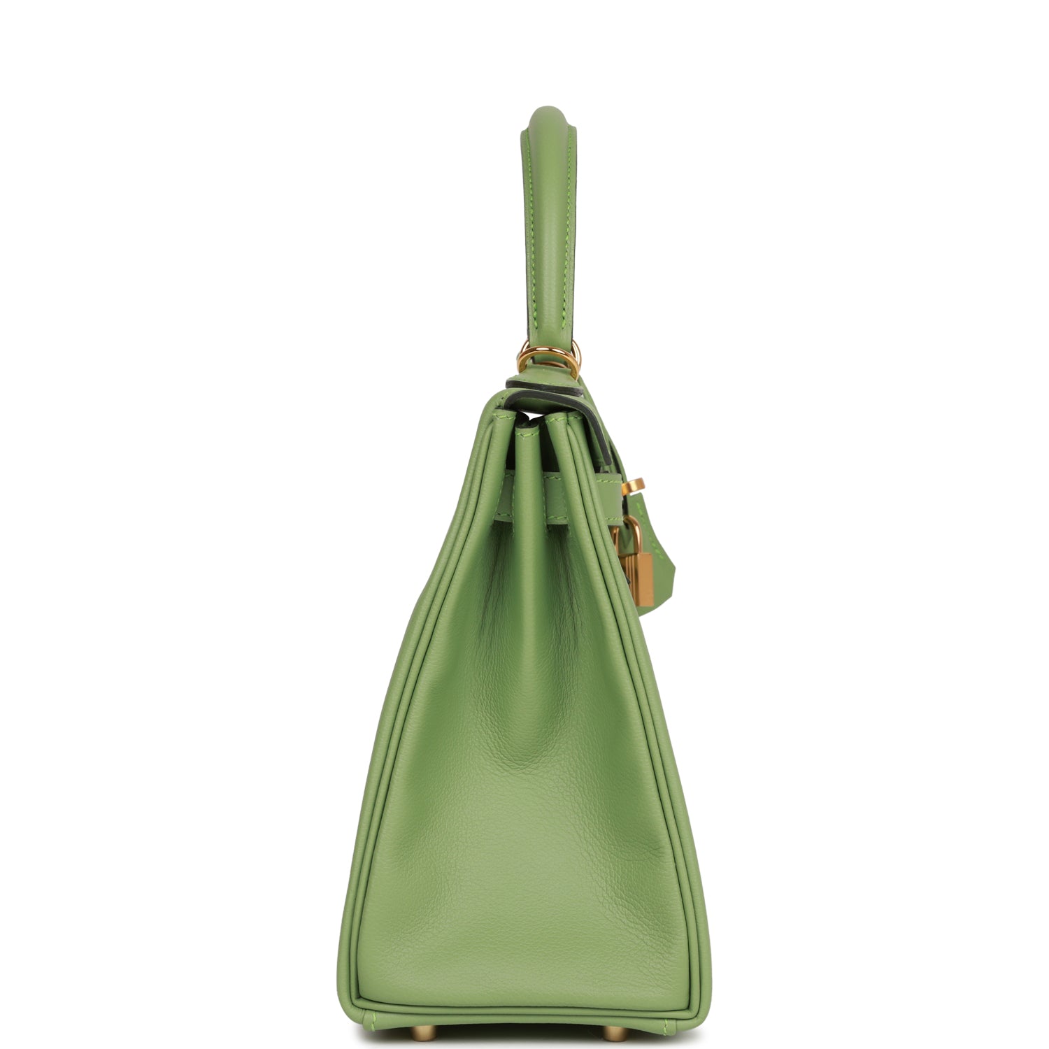 Hermes Kelly Retourne 28 Vert Criquet Evercolor Gold Hardware