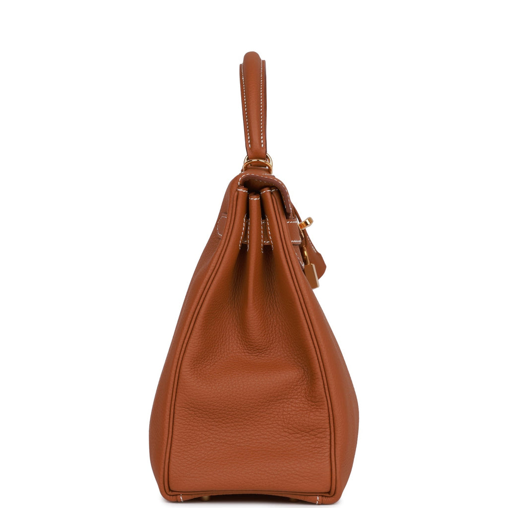 Hermes Kelly Retourne 32 Gold Togo Gold Hardware